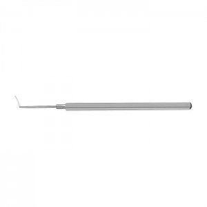 0.5mm diameter round spatula, stainless steel